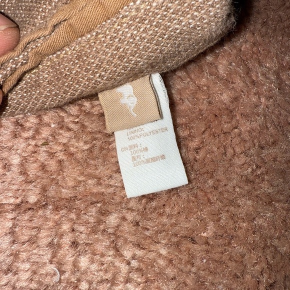 Kids Cozy Brown and Tan Joggers - Picture 2 of 4